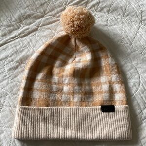 Coach Wool Plaid Toque